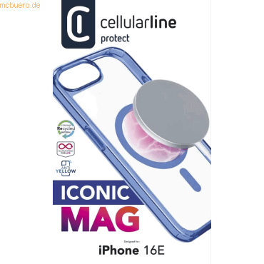 Cellularline Cellularline Iconic MAG MagSafe Case für Apple iPhone 16e Cellularline Cellularline Iconic MAG MagSafe Case für Apple iPhone 16e von Cellularline