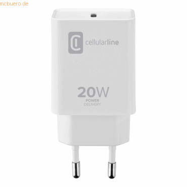 Cellularline Cellularline USB-C CHARGER für APPLE 20W, white von Cellularline