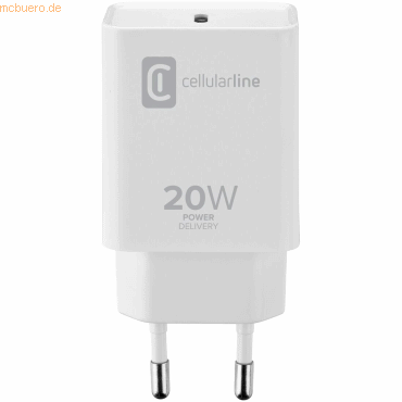 Cellularline Cellularline USB-C CHARGER für APPLE 20W, white von Cellularline