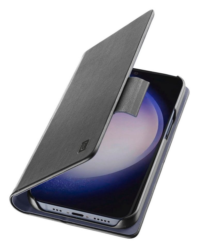 Cellularline Flip Case Book Case für Samsung Galaxy S24, Handycover Bookcover Schutzhülle Handyschutzhülle stoßfest kratzfest von Cellularline