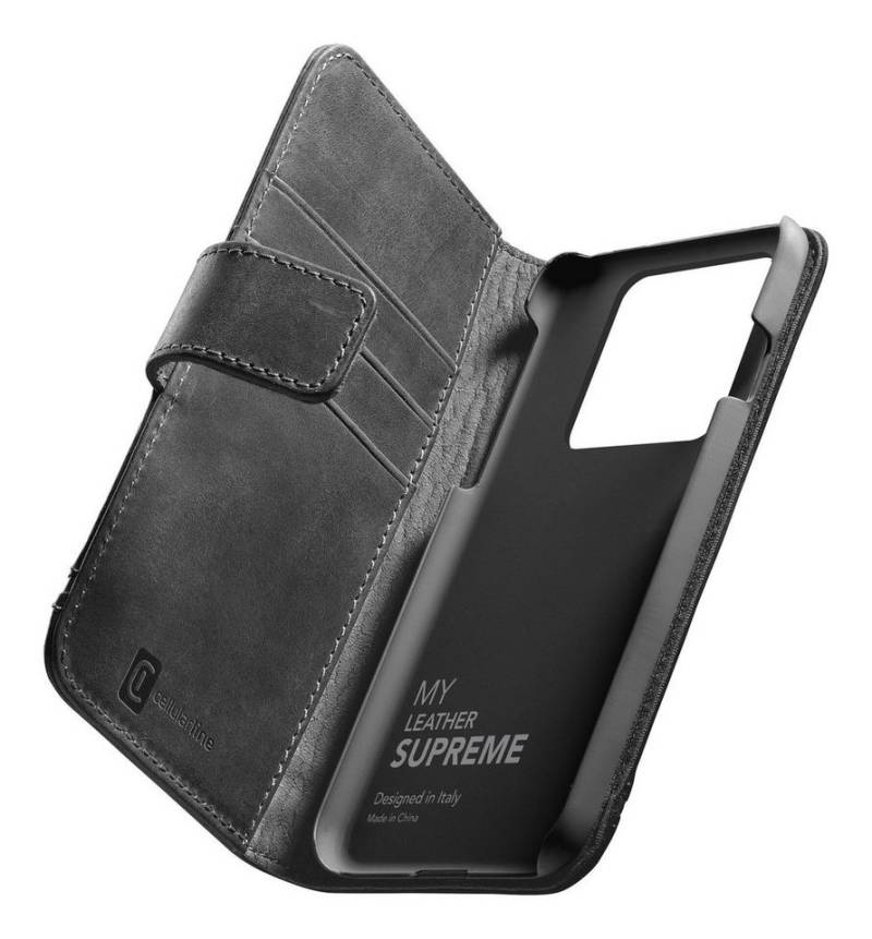 Cellularline Flip Case Cellularline Supreme Case f. iPhone 14 Pro Max, Black von Cellularline
