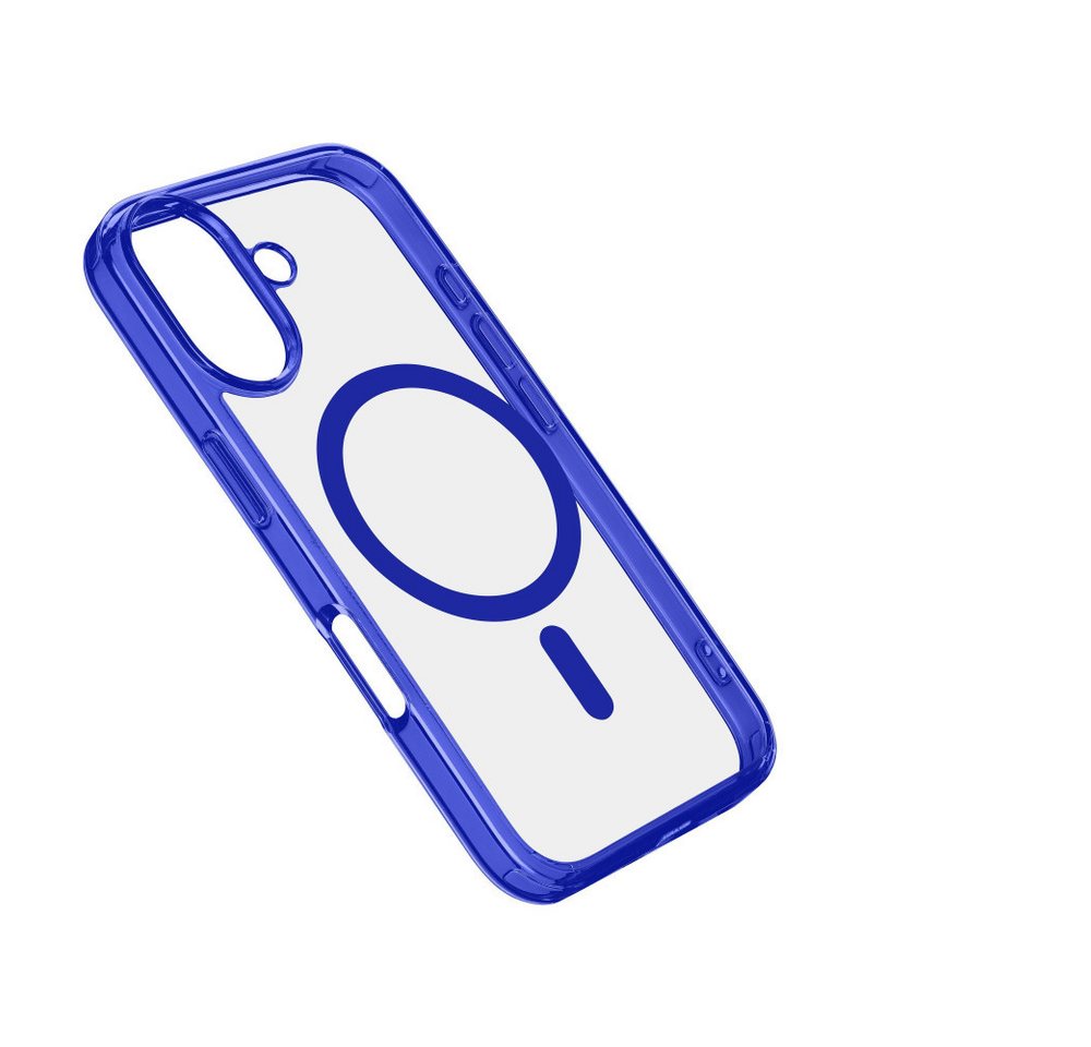 Cellularline Handyhülle Iconic MAG MagSafe Case für Apple iPhone 16 Plus Blue (60878) von Cellularline