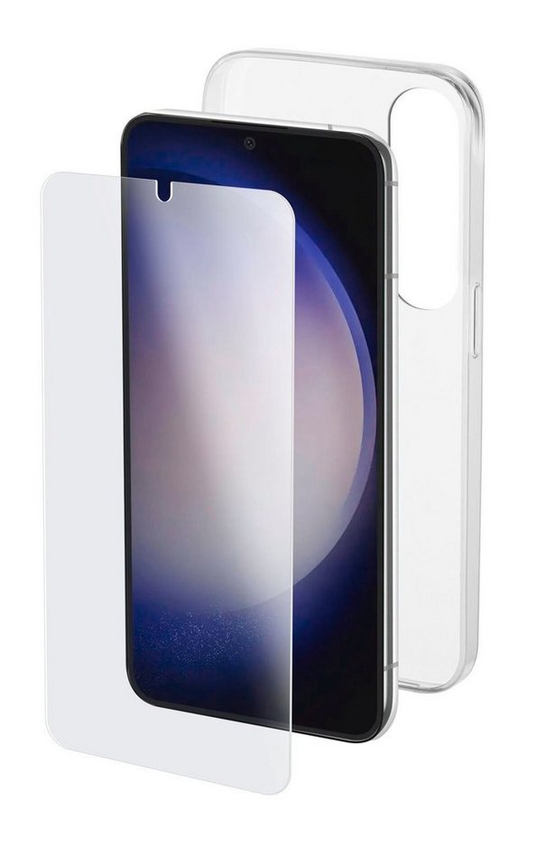 Cellularline Handyhülle Protection Kit für Samsung Galaxy S24+, Handycover Backcover Schutzglas Handyschutzhülle Rundumschutz 360 Grad von Cellularline