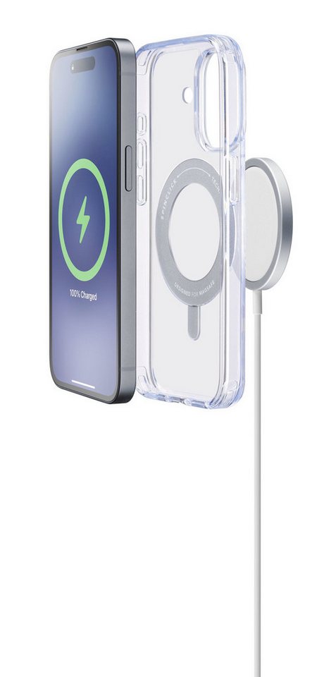 Cellularline Handyhülle SPIN MAG MagSafe Case für Apple iPhone 16, Backcover, Schutzhülle, Handyschutzhülle, Case, Schutzcase, stoßfest Cellularline Handyhülle SPIN MAG MagSafe Case für Apple iPhone 16, Backcover, Schutzhülle, Handyschutzhülle, Case, Schutzcase, stoßfest von Cellularline