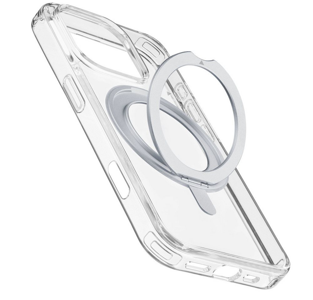 Cellularline Handyhülle SPIN MAG MagSafe Case für Apple iPhone 16 Pro Clear (60885) von Cellularline