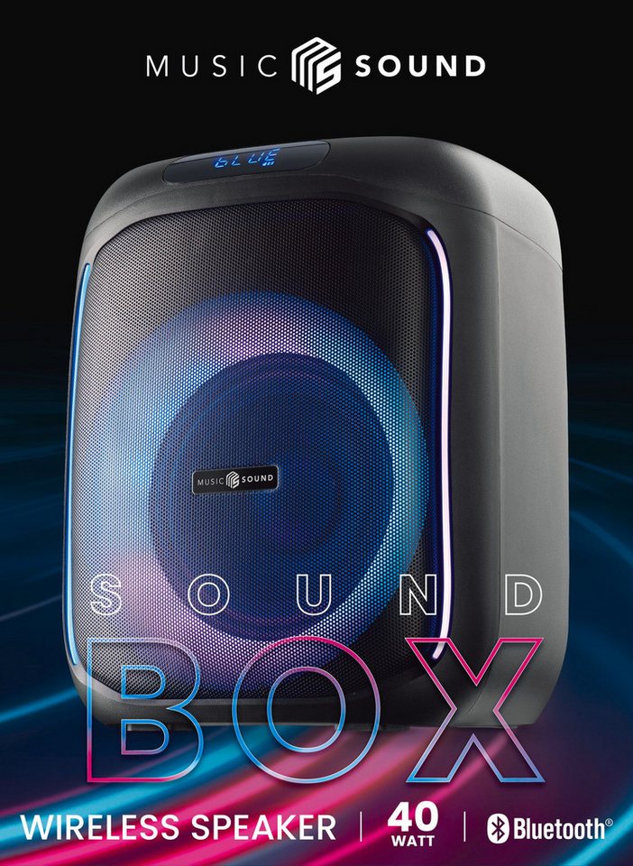 Cellularline Music & Sound Bluetooth Sound Box Party-Lautsprecher (Bluetooth, 40 W) von Cellularline