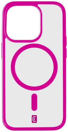 Cellularline Pop MagSafe Case MAG Backcover Apple iPhone 15 Pro Pink, Transparent MagSafe kompatibel von Cellularline