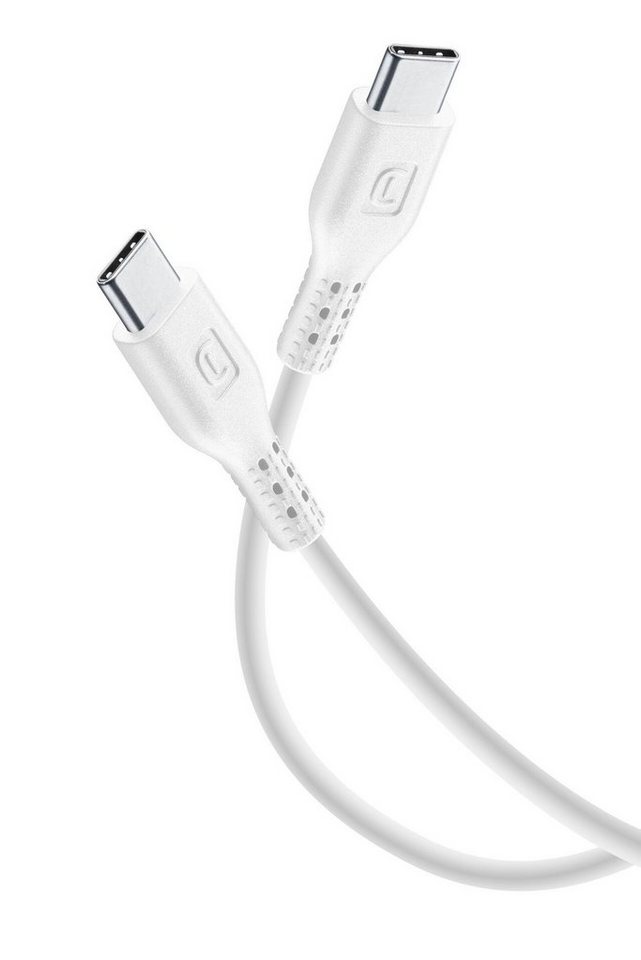 Cellularline Power Data Cable 0,6 m USB Typ-C / Typ-C USB-Kabel, USB Typ C, (60 cm) von Cellularline