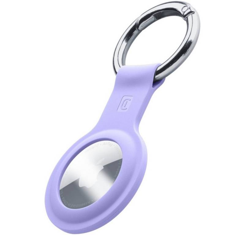 Cellularline Silikon Case KEYRING violett für Apple AirTag DECT-Telefon von Cellularline