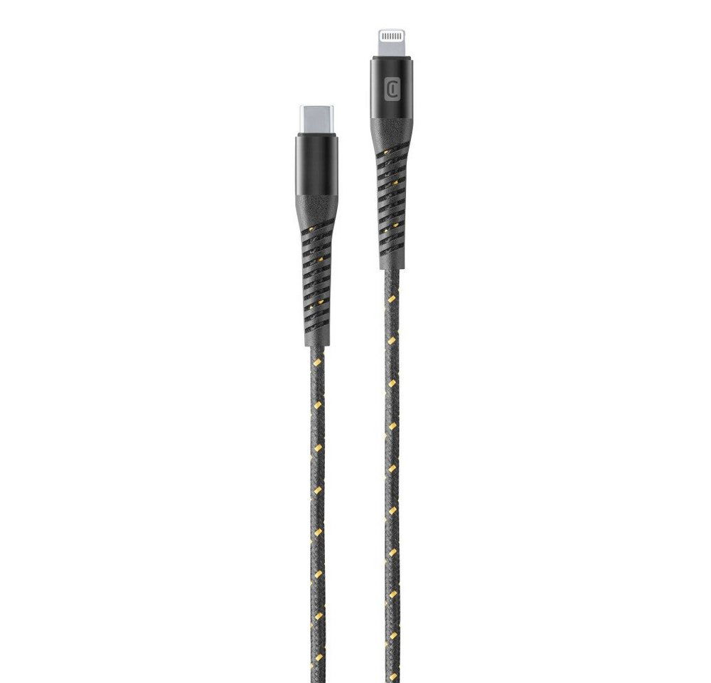 Cellularline Tetraforce Data Cable Strong 2m USB Typ-C/ Apple Lightning Black USB-Kabel Cellularline Tetraforce Data Cable Strong 2m USB Typ-C/ Apple Lightning Black USB-Kabel von Cellularline