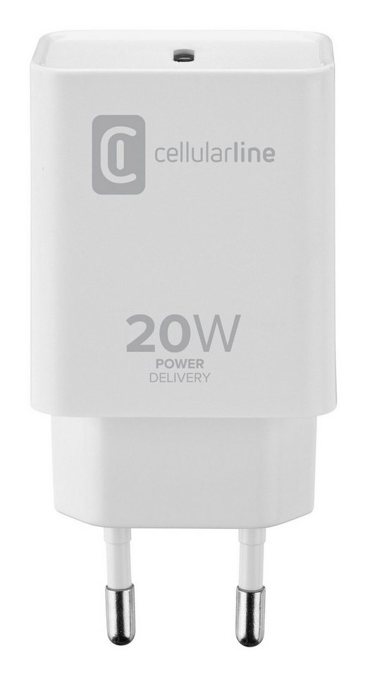 Cellularline USB-C CHARGER für APPLE 20W USB-Ladegerät Cellularline USB-C CHARGER für APPLE 20W USB-Ladegerät von Cellularline