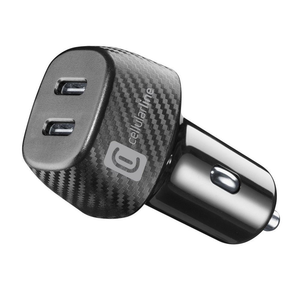 Cellularline USB Car Charger Multipower Duo 40W schwarz Autoladegerät USB-Ladegerät Cellularline USB Car Charger Multipower Duo 40W schwarz Autoladegerät USB-Ladegerät von Cellularline