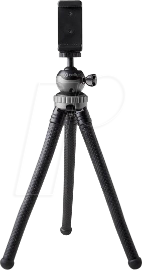 CLICKFLEXTRIBK - CELLY Flexible Tripod, für Handys bis 6,2 Zoll von Celly