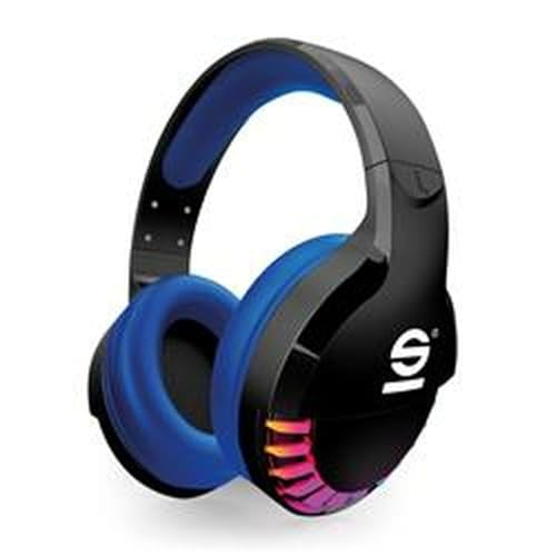 Celly, Wireless Speed Kopfhörer, Sparco-Line, Gaming Over Ear, mit funktionalem Design und verstellbarem Kopfbügel, eingebautes Mikrofon und Fernbedienung, mit LED-Rainbow von Celly