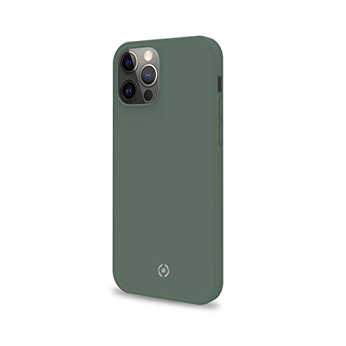 Celly Grün Hülle für iPhone 12 Pro MAX, Soft Touch Schutzhülle und TPU Silikon, Anti-Rutsch Anti-Schock und Anti-Scratch von Celly