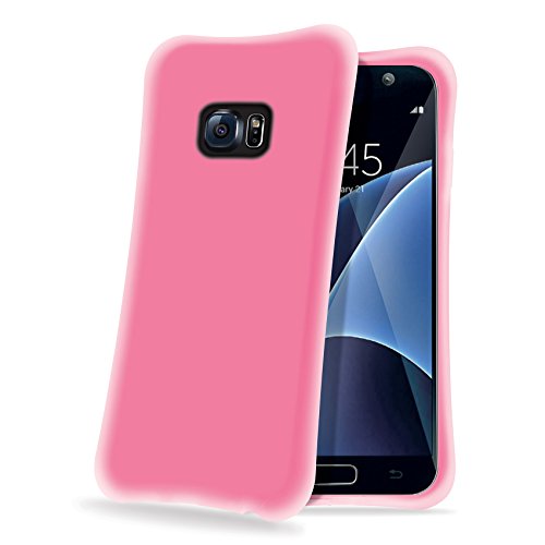 Celly – Icecube Cover Galaxy S7 Fuxia von Celly