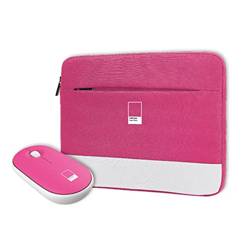 Celly Sleeve Set 15,6 und kabellose Maus, Rosa von Celly