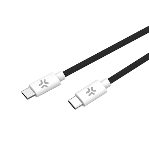 Celly USB-C > USB-C Baumwollgeflechtkabel Schwarz 1,5 Meter von Celly