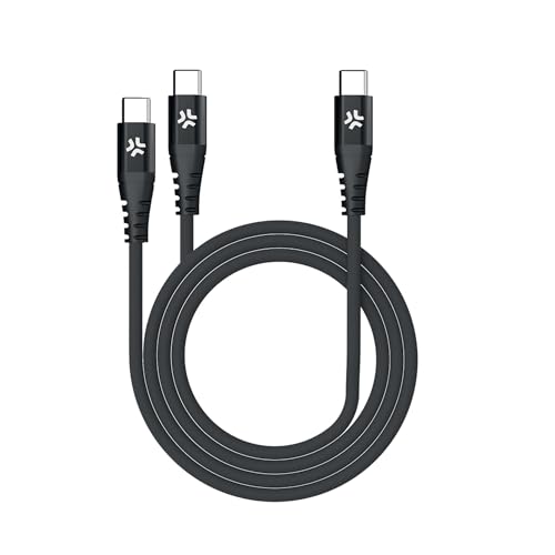 Celly USB-C zu zwei USB-C Kabel von Celly