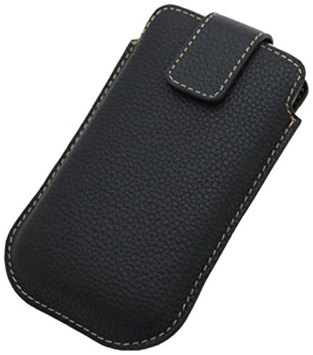 Celly Vertical Eco Leather Case Black For Samsung GALAXY Tab, SLIMTAB01 (Black For Samsung GALAXY Tab Magnetic Closer and Pull-out System) von Celly