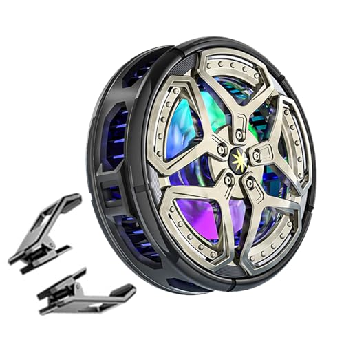 Celuicion Handy-Kühler Für | Magnetischer Handy-Kühler Mit RGB-Beleuchtung | Auch zur Unterhaltung geeignet mit Halbleiter-Chip für Erwachsene Jugendliche Live-Streaming Celuicion Handy-Kühler Für | Magnetischer Handy-Kühler Mit RGB-Beleuchtung | Auch zur Unterhaltung geeignet mit Halbleiter-Chip für Erwachsene Jugendliche Live-Streaming von Celuicion