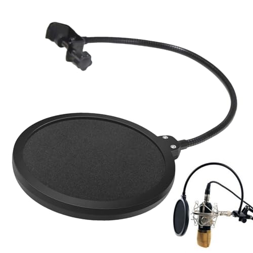 Celuicion Mikrofon -Pop -Filter, Mikrofon -Pop -Filter,Studio Wind Pop Screen - Doppelschichtstudio-Mikrofon-Windschutzscheibe mit flexibles Schwanenhals für Schauspieler Hosts Celuicion Mikrofon -Pop -Filter, Mikrofon -Pop -Filter,Studio Wind Pop Screen - Doppelschichtstudio-Mikrofon-Windschutzscheibe mit flexibles Schwanenhals für Schauspieler Hosts von Celuicion