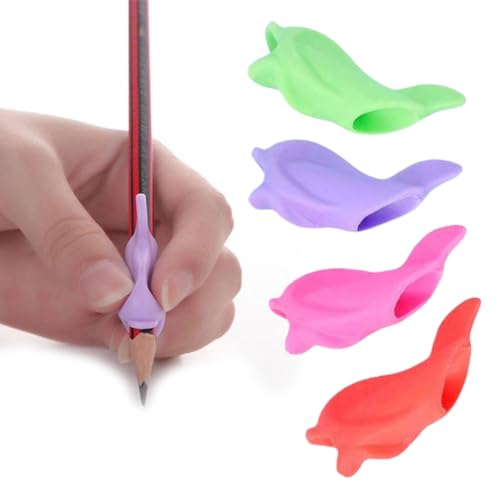 Celuicion Stiftgriff Für Kleinkinder | Delfin-Schreibhilfen Aus Silikon,Weiche Rutschfeste Stifthalter 5er Set Zur Haltungskorrektur Und Schreibtraining Für Homeschool Und Vorschule Celuicion Stiftgriff Für Kleinkinder | Delfin-Schreibhilfen Aus Silikon,Weiche Rutschfeste Stifthalter 5er Set Zur Haltungskorrektur Und Schreibtraining Für Homeschool Und Vorschule von Celuicion