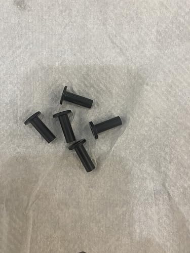 CELYND Kabelgeländer-Schutzhülsen – 50 Stück T316 Edelstahl-Schutzhülsen – 0,3 cm, 3/16 Zoll, 5/32 Zoll, schwarzes Deck-Kabelgeländer-Hardware-Kit für Holzpfosten von Celynd