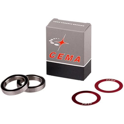 Cema Kogellager Set für 30 mm Bodenhalterung Edelstahlrot rot von Cema