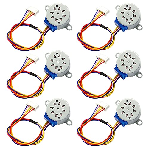 CenryKay DC 12V 28BYJ-48 Ventil Schrittmotor 4 Phasen Getriebe Schrittmotor (6PCS) von CenryKay