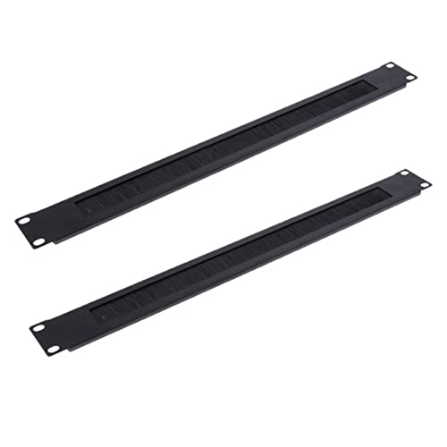 Censous 2 Stücke 1U 19 Zoll RACK MOUNT Blinde Platte Rackmontage Leere Netzwerk Panel Server Schrank Kabelmanagement von Censous