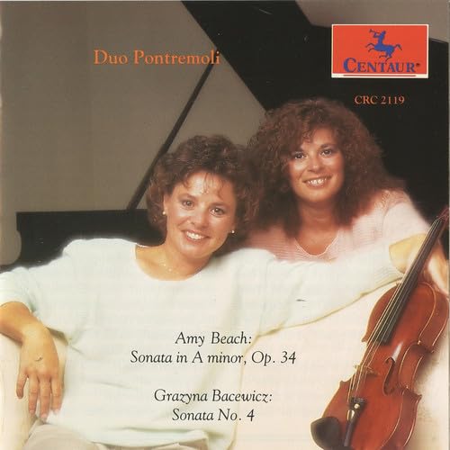 Beach/Bacewicz: Sonatas von Centaur