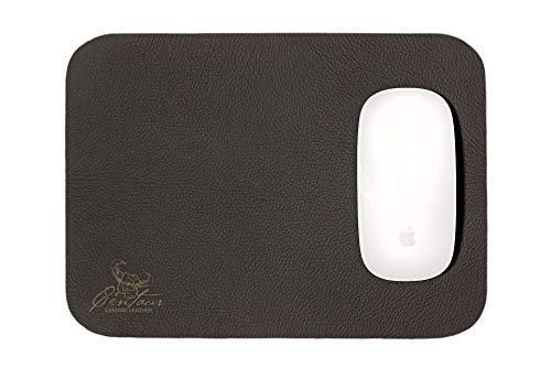 Centaur - Hochwertiges Leder Mousepad 25x18 cm Chocolate - Vintage Mauspad aus echtem Leder - Unterlage für Computermaus - Leather Pad - Handarbeit Made in Germany Centaur - Hochwertiges Leder Mousepad 25x18 cm Chocolate - Vintage Mauspad aus echtem Leder - Unterlage für Computermaus - Leather Pad - Handarbeit Made in Germany von Centaur