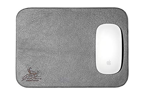 Centaur - Hochwertiges Leder Mousepad 25x18 cm basaltgrau - Vintage Mauspad aus echtem Leder - Unterlage für Computermaus - Leather Pad - Handarbeit Made in Germany Centaur - Hochwertiges Leder Mousepad 25x18 cm basaltgrau - Vintage Mauspad aus echtem Leder - Unterlage für Computermaus - Leather Pad - Handarbeit Made in Germany von Centaur