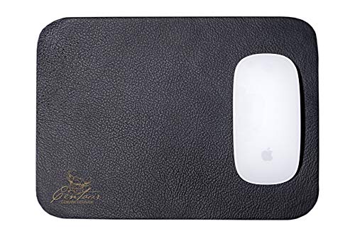 Centaur - Hochwertiges Leder Mousepad 25x18 cm schwarz - Vintage Mauspad aus echtem Leder - Unterlage für Computermaus - Leather Pad - Handarbeit Made in Germany Centaur - Hochwertiges Leder Mousepad 25x18 cm schwarz - Vintage Mauspad aus echtem Leder - Unterlage für Computermaus - Leather Pad - Handarbeit Made in Germany von Centaur