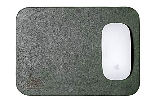 Centaur - Hochwertiges Leder Mousepad 25x18 cm smaragdgrün - Vintage Mauspad aus echtem Leder - Unterlage für Computermaus - Leather Pad - Handarbeit Made in Germany Centaur - Hochwertiges Leder Mousepad 25x18 cm smaragdgrün - Vintage Mauspad aus echtem Leder - Unterlage für Computermaus - Leather Pad - Handarbeit Made in Germany von Centaur