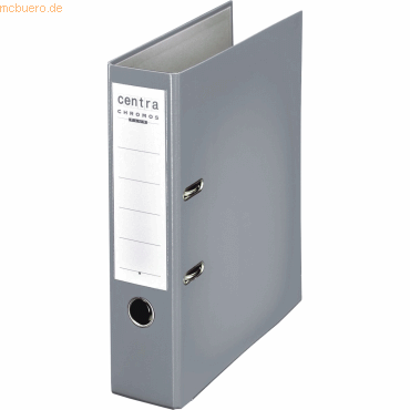 20 x Centra Ordner Chromos A4 80mm PP-kaschiert grau 20 x Centra Ordner Chromos A4 80mm PP-kaschiert grau von Centra