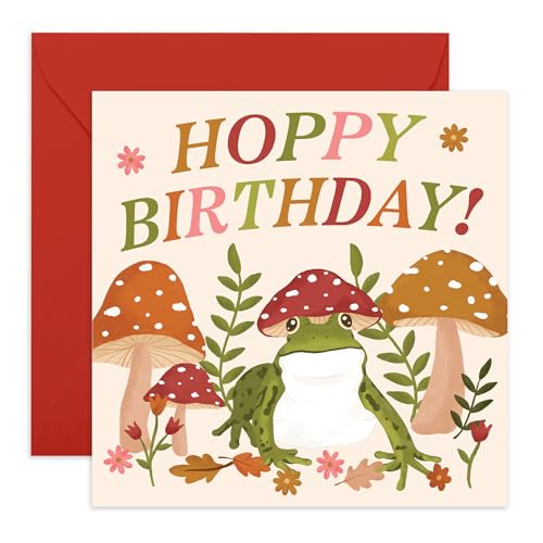 CENTRAL 23 Glückwunschkarte zum Geburtstag – niedlicher Frosch mit Pilz – lustiger Geburtstagswunsch für ihn, sie, Freunde, Nachbarn, Kollegen, Cousin, Onkel, Tante, Mutter, Vater, Menschen im Freien CENTRAL 23 Glückwunschkarte zum Geburtstag – niedlicher Frosch mit Pilz – lustiger Geburtstagswunsch für ihn, sie, Freunde, Nachbarn, Kollegen, Cousin, Onkel, Tante, Mutter, Vater, Menschen im Freien von Central 23