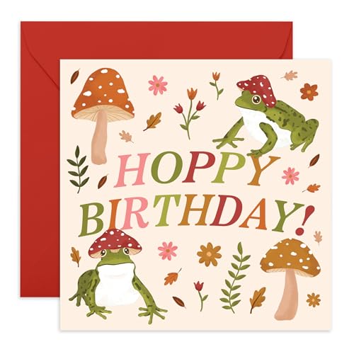 CENTRAL 23 Niedliche Froschkarte zum Geburtstag – Frösche und Pilz – Grüße für ihn, sie, Freunde, Nachbarn, Kollegen, Cousin, Onkel, Tante, Mutter, Vater, Outdoor-Menschen, Frauen, Männer – mit CENTRAL 23 Niedliche Froschkarte zum Geburtstag – Frösche und Pilz – Grüße für ihn, sie, Freunde, Nachbarn, Kollegen, Cousin, Onkel, Tante, Mutter, Vater, Outdoor-Menschen, Frauen, Männer – mit von Central 23