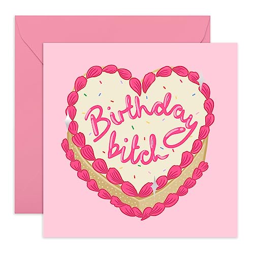 Central 23 - Lustige Geburtstagskarte für sie – Birthday Bitch – Happy Birthday für Erwachsene – Mädchen – Freunde – kommt mit niedlichen Aufklebern von Central 23