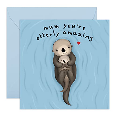Central 23 - Lustige Geburtstagskarten für Mama - 'Mum You're Otterly Amazing' - Geburtstagskarten für Mama - Mama Geburtstagskarte - Mama Geburtstagskarten von Tochter - Niedliches Design von Central 23
