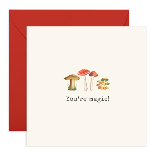 Central 23 Pilz-Geburtstagskarte – You're Magic – Jubiläumskarten für Freundin Freund – Geschenke für Männer Frauen – Freundeskarten, Glückwünsche, Dankeschön – kommt mit Aufklebern Central 23 Pilz-Geburtstagskarte – You're Magic – Jubiläumskarten für Freundin Freund – Geschenke für Männer Frauen – Freundeskarten, Glückwünsche, Dankeschön – kommt mit Aufklebern von Central 23