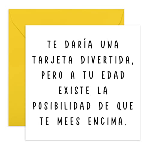 Central 23 - Tarjeta de cumpleaños divertida - Tarjeta de cumpleaños grosera para madre hermana - Humor ingenioso - 50 60 70 - Tarjeta con broma ofensiva von Central 23