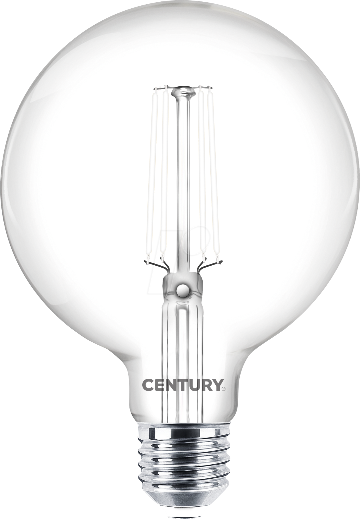 CEN ING95W092727 - LED-Lampe E27, 9 W, 1055 lm, 2700 K, Filament, weiß von Century