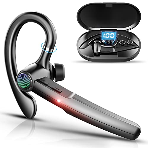 Bluetooth Headset Telefon mit Mikrofon Bluetooth Kopfhörer Kabellos,48Hrs Talk Wireless Headset Bluetooth Freisprech,In Ear Kopfhörer Business/Büro/Geschäft/Fahren für iPhone Samsung Android Handy von Ceppekyy