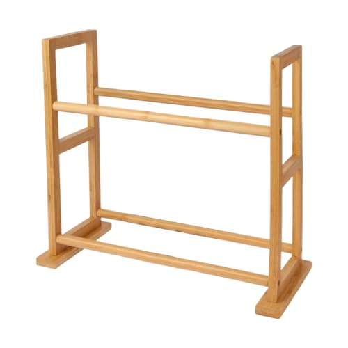3D Printer Filament Storage Rack, Spool Rolling Filament Organizer, 2-Tier Tabletop Stand, Durable Natural Material, Raumsparendes Design, Ideal für, 16,5 x 16,2 x 7,8 Zoll 3D Printer Filament Storage Rack, Spool Rolling Filament Organizer, 2-Tier Tabletop Stand, Durable Natural Material, Raumsparendes Design, Ideal für, 16,5 x 16,2 x 7,8 Zoll von Ceprznvey