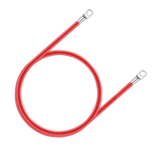 Batteriekabel, Boot-Batteriekabel, 5 AWG Kupferkabel, PVC-Beschichtung, Lug Hole 10 mm, 8 mm, für Auto-Motor, Marine, RV, Trucks, Golfkarten, Solarsysteme, 50 cm, 1 Stück Batteriekabel, Boot-Batteriekabel, 5 AWG Kupferkabel, PVC-Beschichtung, Lug Hole 10 mm, 8 mm, für Auto-Motor, Marine, RV, Trucks, Golfkarten, Solarsysteme, 50 cm, 1 Stück von Ceprznvey