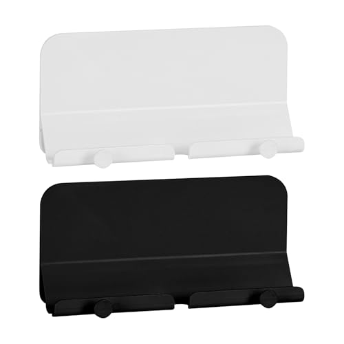 Ceprznvey Phone Wall Mount, Tablet Holder, Key Organizer, Non-Slip Adhesive Design, Multifunctional Bathroom Storage, Home Travel Studio Use, Phone and Mount, 5.51x2.76x1.18 von Ceprznvey
