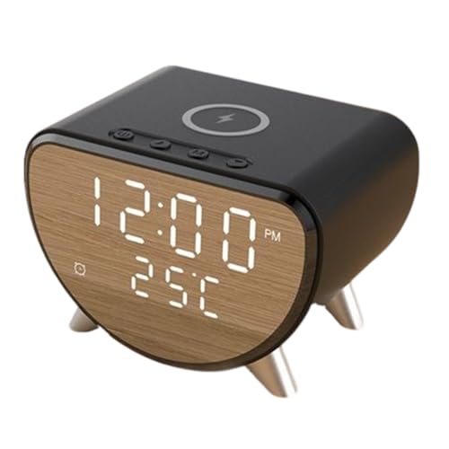 Digital Clock, Charging Station, Wireless Charging Multifunctional Design Temperature Readout Fast Charging Sleek Aesthetics, Phone Charger for Friends, Lovers, Coworkers Digital Clock, Charging Station, Wireless Charging Multifunctional Design Temperature Readout Fast Charging Sleek Aesthetics, Phone Charger for Friends, Lovers, Coworkers von Ceprznvey