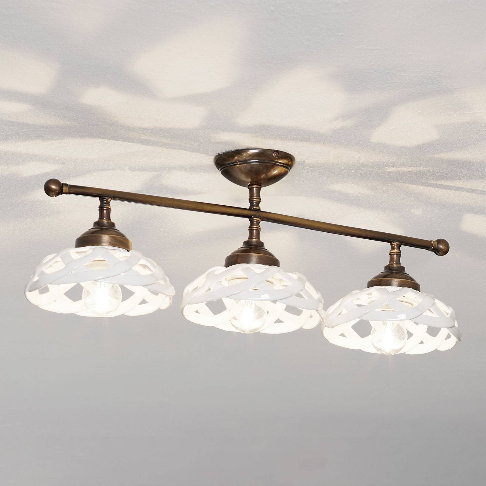 Deckenleuchte Emanuel Keramik 3fl Deckenleuchte Emanuel Keramik 3fl von Ceramiche